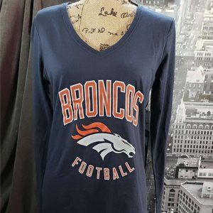 NFL Denver Broncos Long Sleeve Med Top